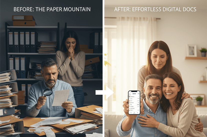 My 'Paper Trail' Obsession vs. My Wife's Sanity: How Zoooom Saved Our Home